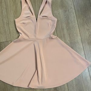 Gabriella Rocha blush cutout dress